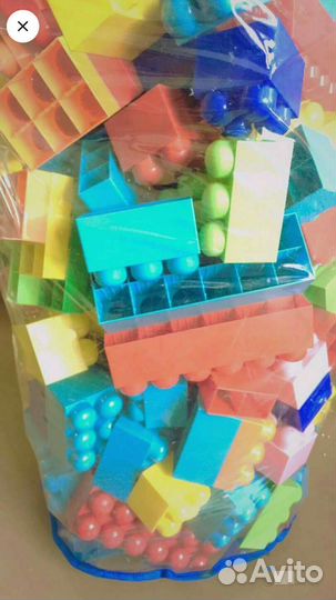 Большие Кубики 175 шт набор