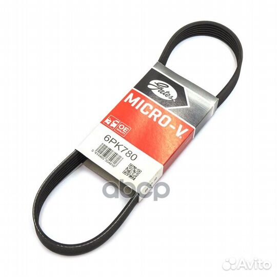 Ремень поликлиновый 6PK780 Gates