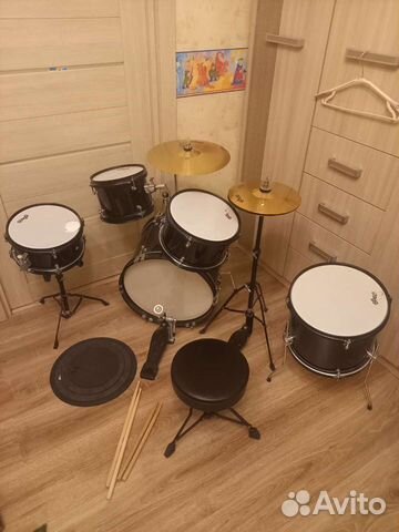 Детская барабанная установка Stagg Tim JR 5/16 BK