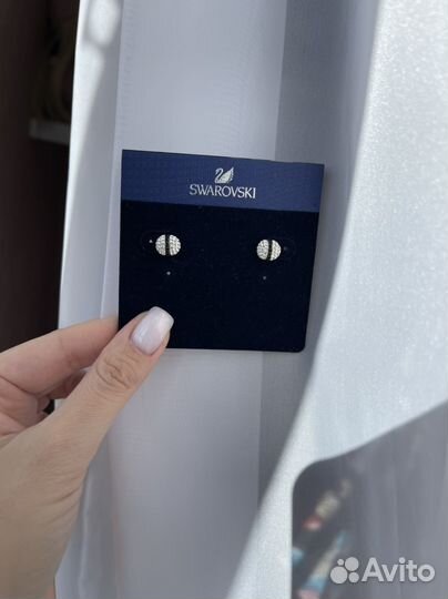 Серьги swarovski