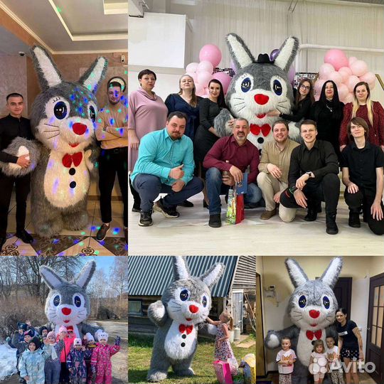 Поздравление на праздник, ростовые куклы