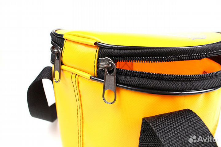 Ведро для прикормки мягкое с крышкой (бубен) d40 с