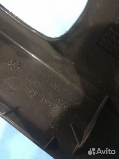 Накладка порога переднего VW Passat B7 2011-2015