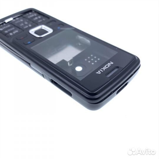 Корпус Nokia 6300 чёрный + клавиатура