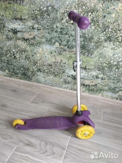 Самокат детский трехколесный бу