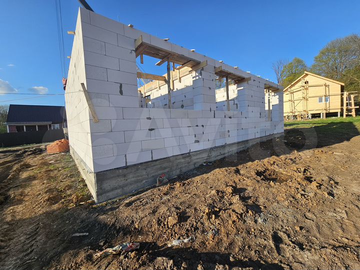 Коттедж 75 м² на участке 10 сот.