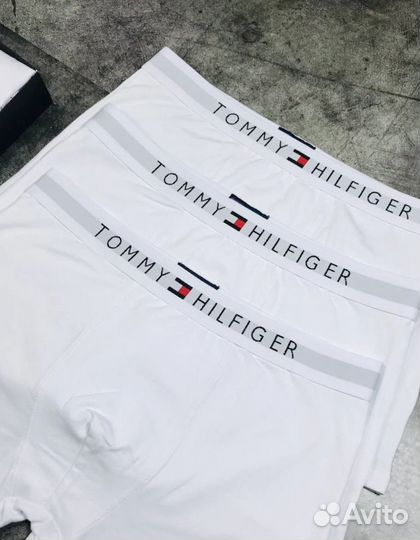 Трусы мужские хлопок белые боксеры арт.308