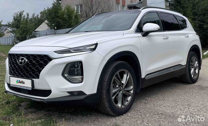 Hyundai Santa Fe 2.2 AT, 2019, 202 000 км