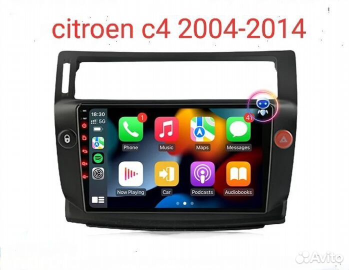 Магнитола android citroen c4
