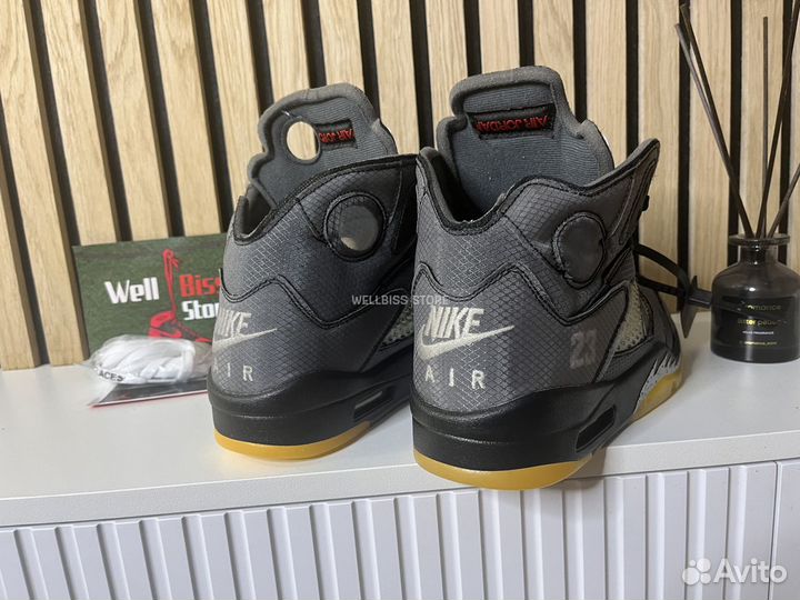 Off-White x Nike Air Jordan 5 Retro SP Muslin