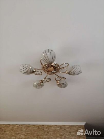 Люстра потолочная бу