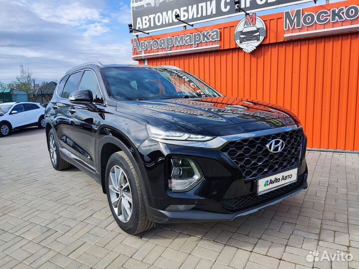 Hyundai Santa Fe 2.2 AT, 2019, 126 000 км