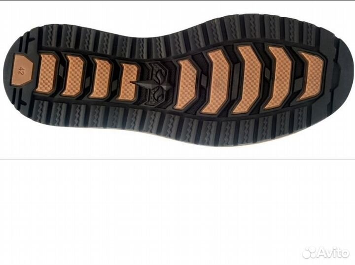 40 Зимние кожаные новые мужские ботинки