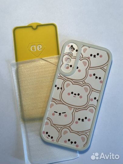 Чехол и защитное стекло на Samsung A50