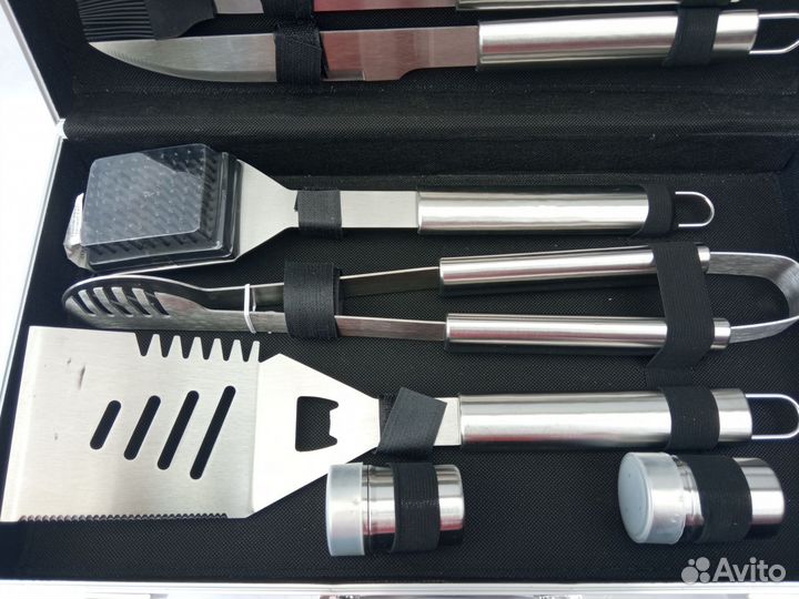 Шашлычный набор для барбекю большой новый