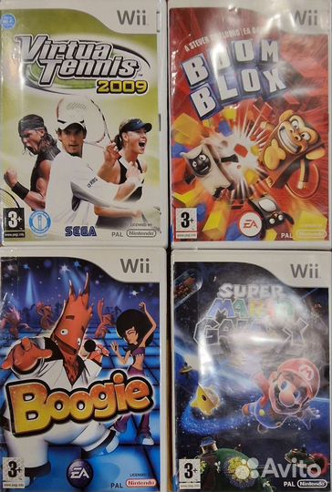 Игры для Nintendo wii и WiiUвсе диски региона pal