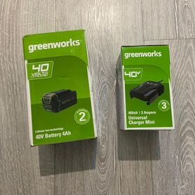 Аккумулятор и зарядное устройство Greenworks