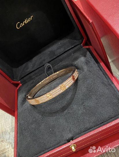 Золотой браслет Cartier 40.5 гр 2.2 ct