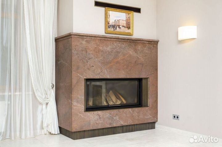 Камин из марамора