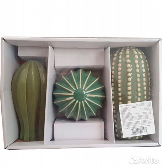 Керамические декоративные кактусы как в Икеа