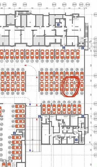 Машиноместо, 14 м²