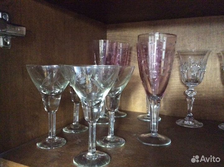 Посуда хрустальная, стеклянная