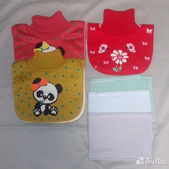 Манишки, снуды, шарфы