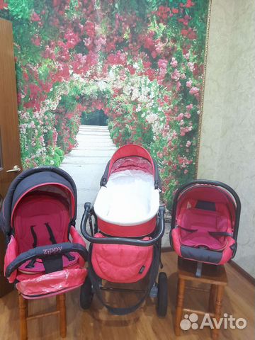 Коляска zippy 3 в 1