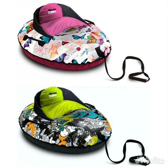 Тюбинг ватрушка без спинки новая nika kids