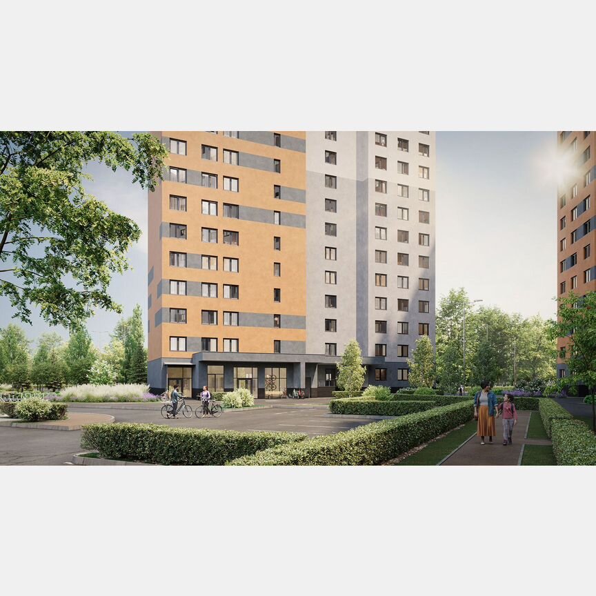 3-к. квартира, 63,7 м², 12/19 эт.