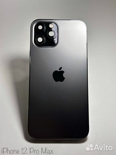 Корпус iPhone 12 Pro Max Black (Оригинал)