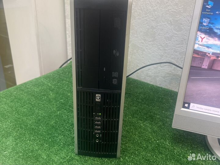Компьютер в сборе HP с ssd диском и монитором