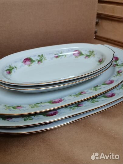 Сервиз столовый фарфор ГДР Ильменау