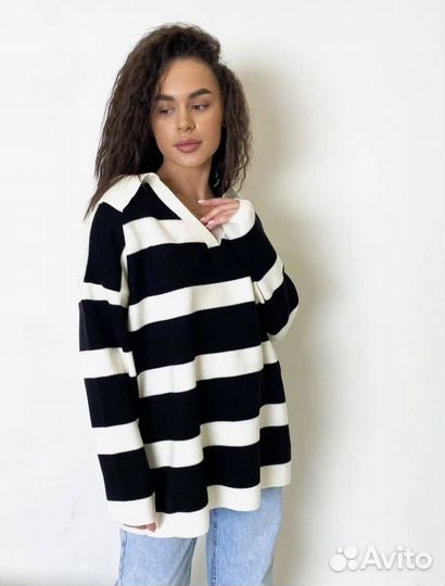 Свитер женский оверсайз новый