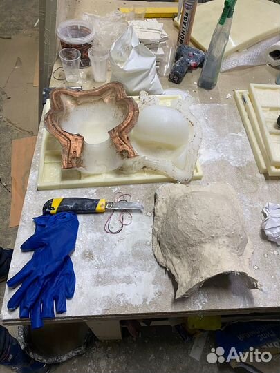 Силиконовая форма молд кот конфетница