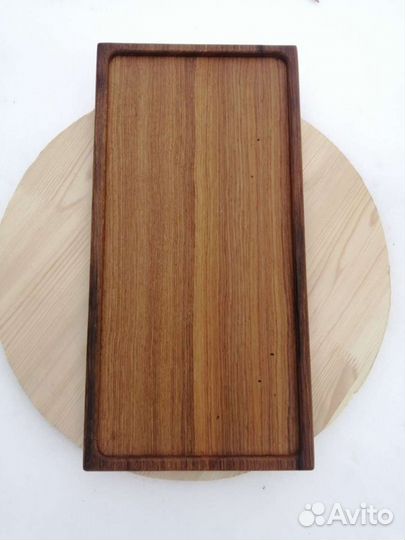 Доска разделочная дуб с подставкой