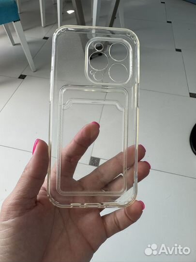Чехол на iPhone 14 pro max прозрачный