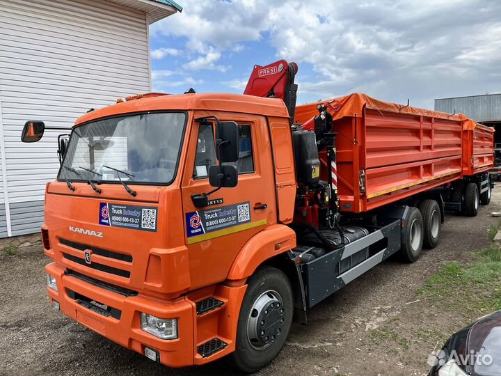 КамАЗ 65115 с КМУ, 2023