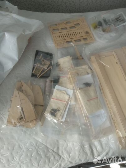 Сборная модель парусника 