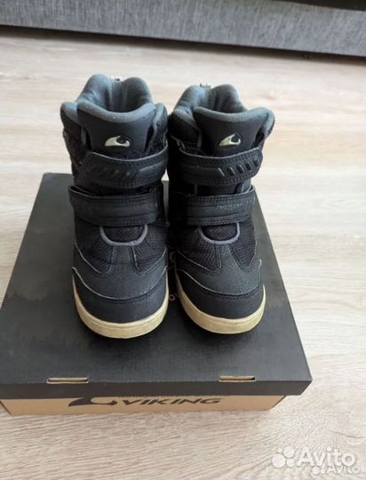Зимние ботинки viking 28 для мальчика