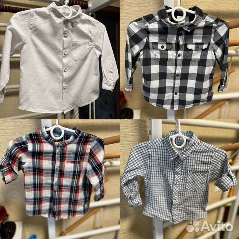 Рубашки для мальчика 80