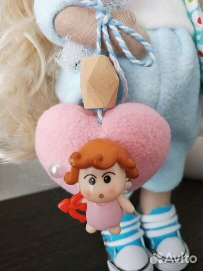 Интерьерная текстильная кукла ручной работы