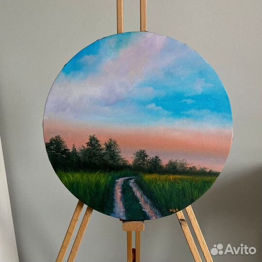 Картина маслом на холсте пейзаж