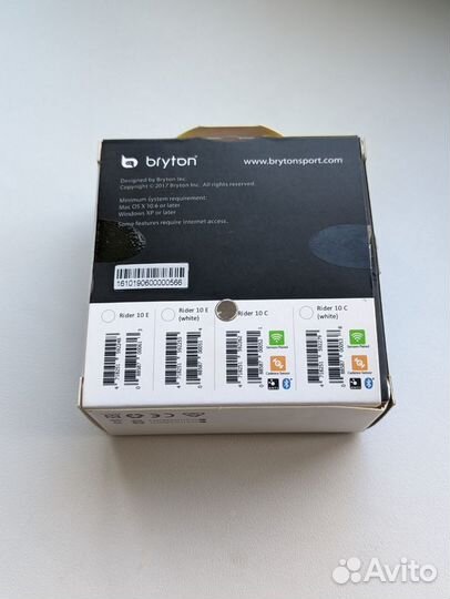 Велокомпьютер GPS Bryton Rider 10 + датчик каденса