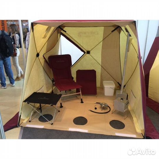 Продаю зимнюю рыболовную палатку Снегирь 3Т с пола