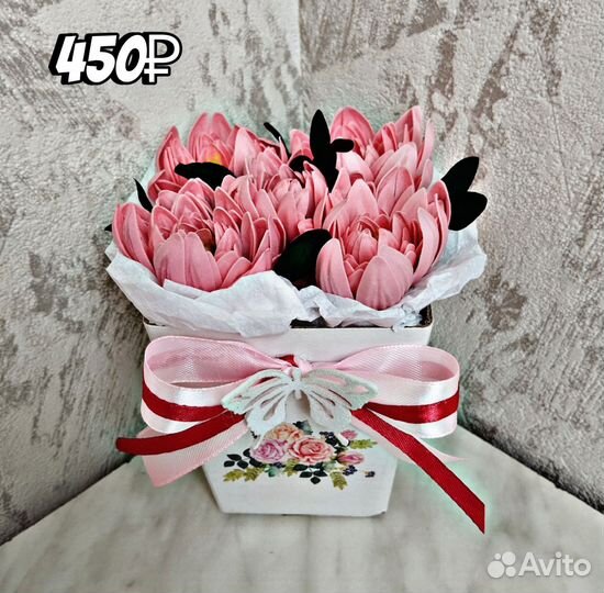 Букеты из мыльных цветов / мыльные букеты