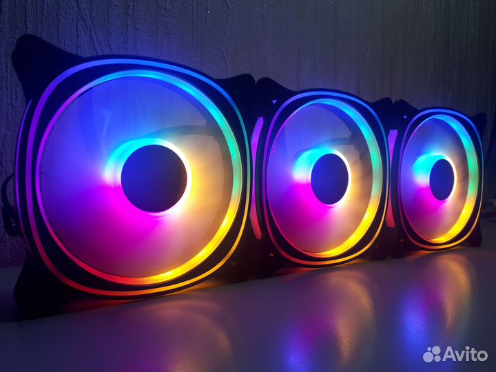 Новые Корпусные Вентиляторы Комплект 3X AeroCool Q