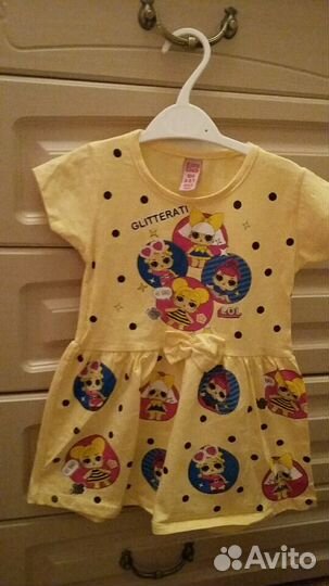 Новые платья для садика р.98-104