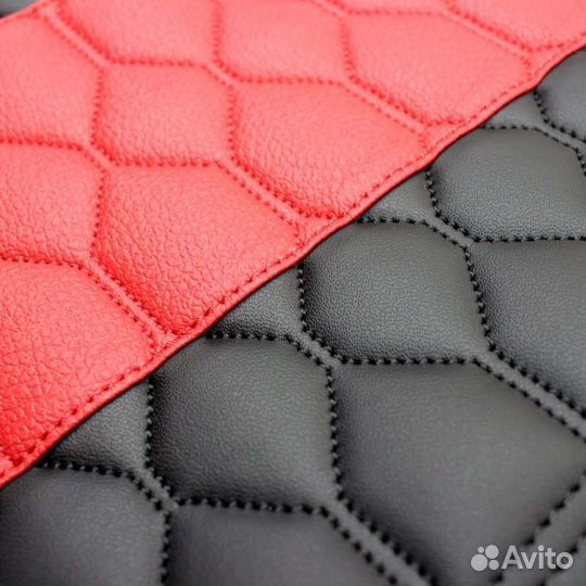 Коврики BMW X5 M черно красный принт Bmw