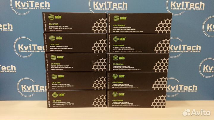 Картридж Canon 725 и HP CE285A / Q2612A